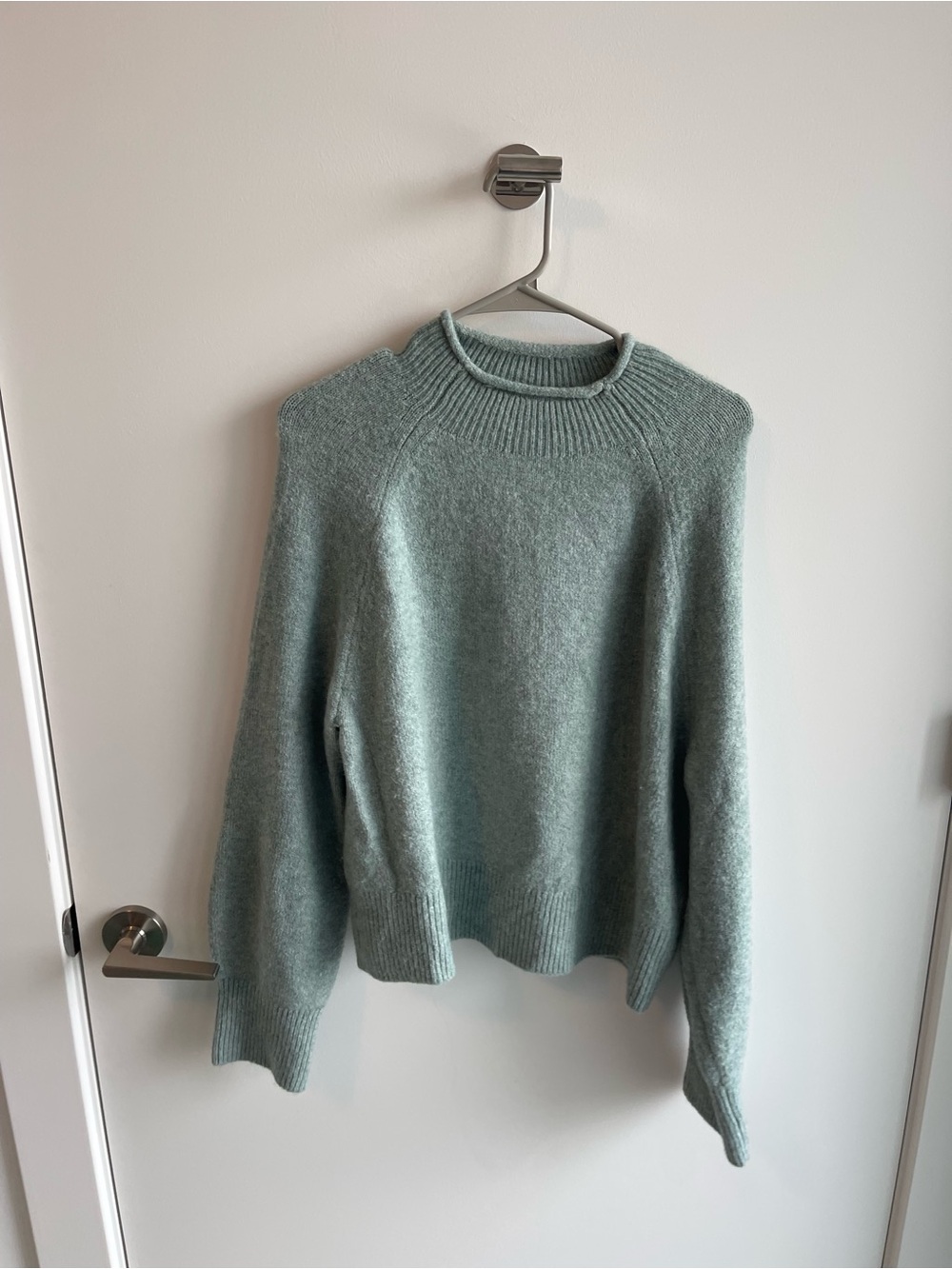 J Crew Women’s Cozy Crewneck Sweater in Light Seafoam